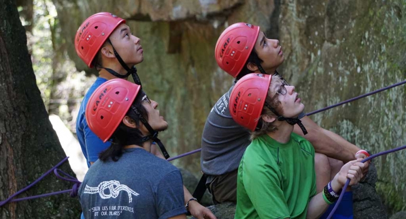 rock climbing trip for adults